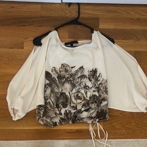 BCBG cropped blouse